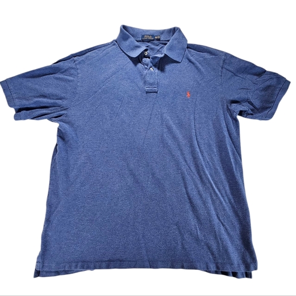 Polo by Ralph Lauren Men's Blue Polo Shirt Size 2XLT - Picture 1 of 4